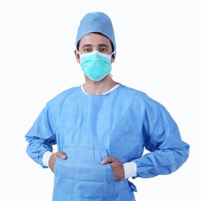 Disposable Non Woven ISO 13485 SMS SMMS Smmms Surgical Gowns Level 3