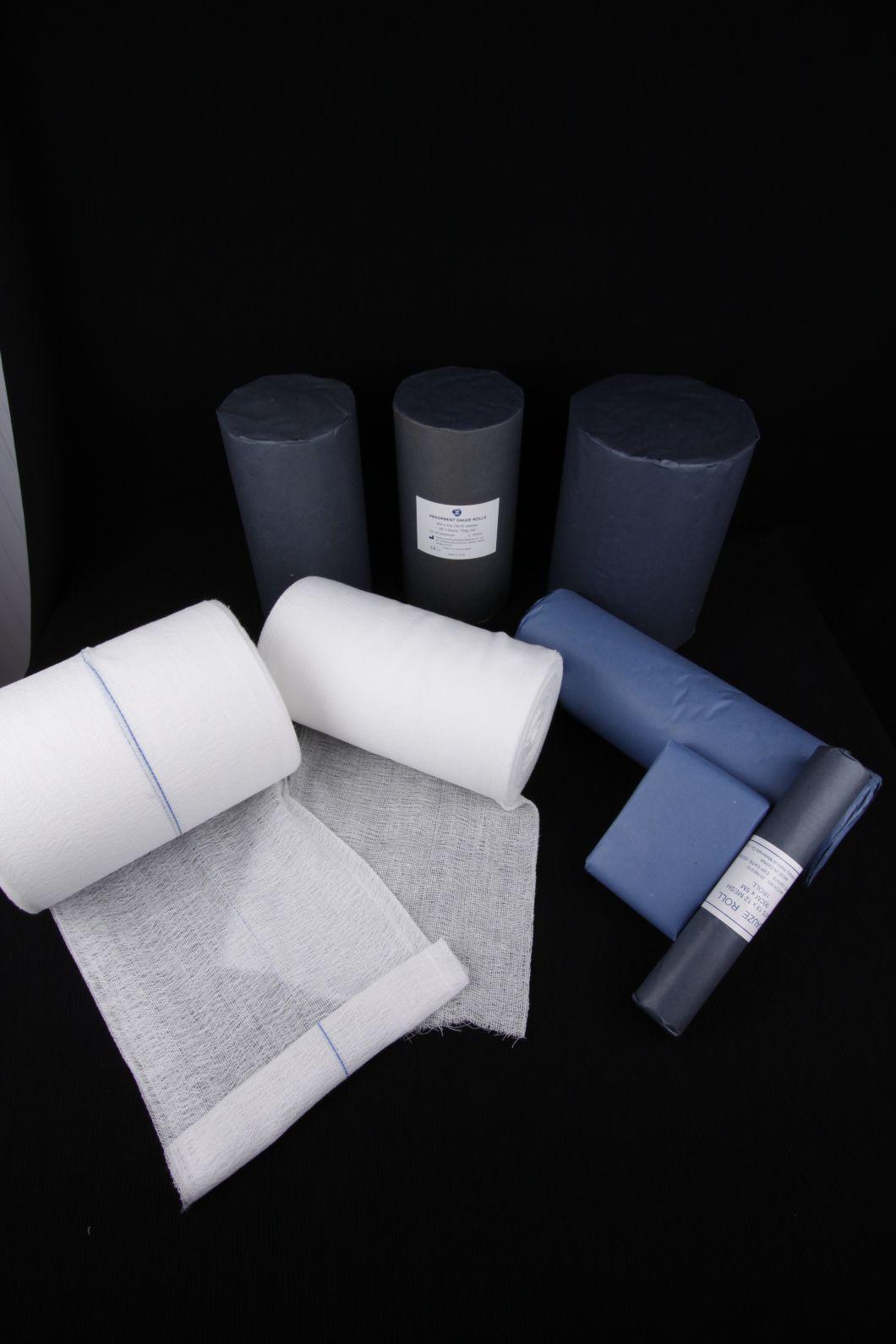 100% Cotton Medical Absorbent Gauze Roll Dressing Gauze Roll