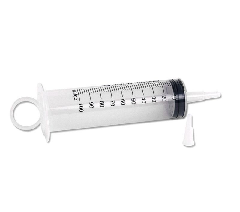 CE ISO Approval Disposable Medical Instrument Transparent PP Irrigation Syringe