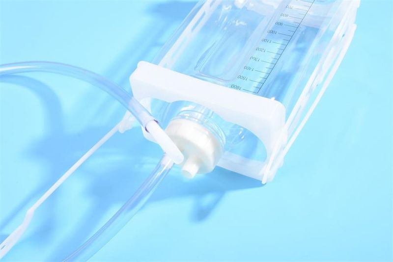 Medical Disposable Double-Chamber Thoracic Drainage Bottle, Closed Thoracic Drainage Bottle, Independent Packaging, Double-Chamber Thoracic Drainage Bottle