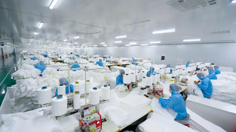 Type 4/5/6 Heat Sealed Tape Seam Disposable Microporous Medical Coverall