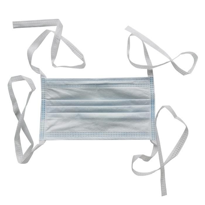 Disposable Medical Surgical Face Mask Tie on with Straps