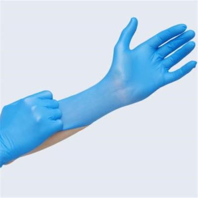 High Quality Disposable Medical and Non Medical Blue Powder Free Protective Nitrile Glove with CE Certificate
