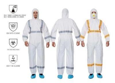 High-Vis Waterproof Full Body Sterile &amp; Civil Disposable Protection Coverall