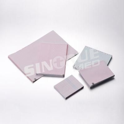 50mm X20m 90mm X 90mm-200p Disposable Medical ECG Paper