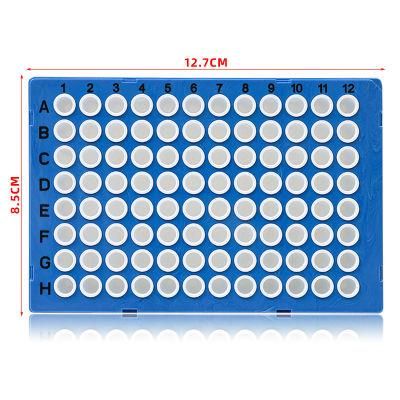 Hot Sale High Quality Lab Consumables 0.1ml White Tube Body 96well PCR Plate