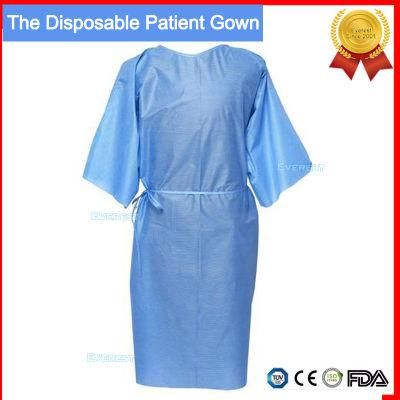 Disposable Surgical Nonwoven Isolation Gown with Knitted Cuff