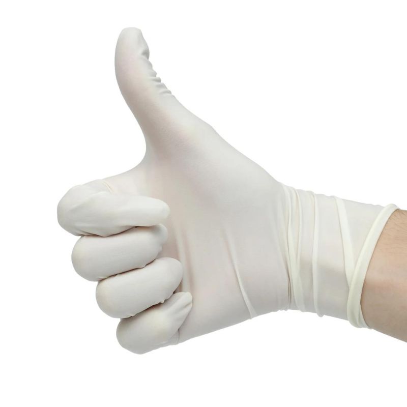 100% Natural Latex Disposable Safety Cheap Latex Examination Gloves Latex Goves