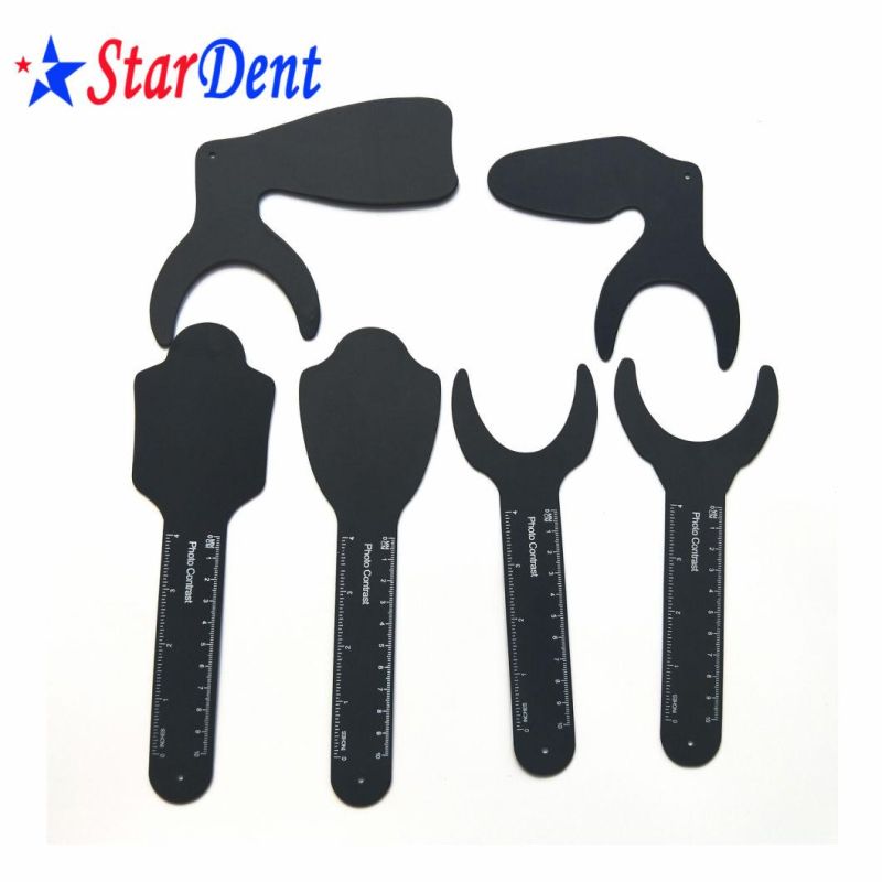 High Quality Orthodontic Intraoral Photographic Contraster Black Background Board Dental Photo Contrast 6PCS