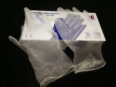 Clear Vinyl Medical Examination Glove for Hospital/Homecare