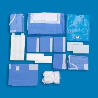 Disposable Medical Surgery Sterile C-Section Surgical Pack / C-Section Drape