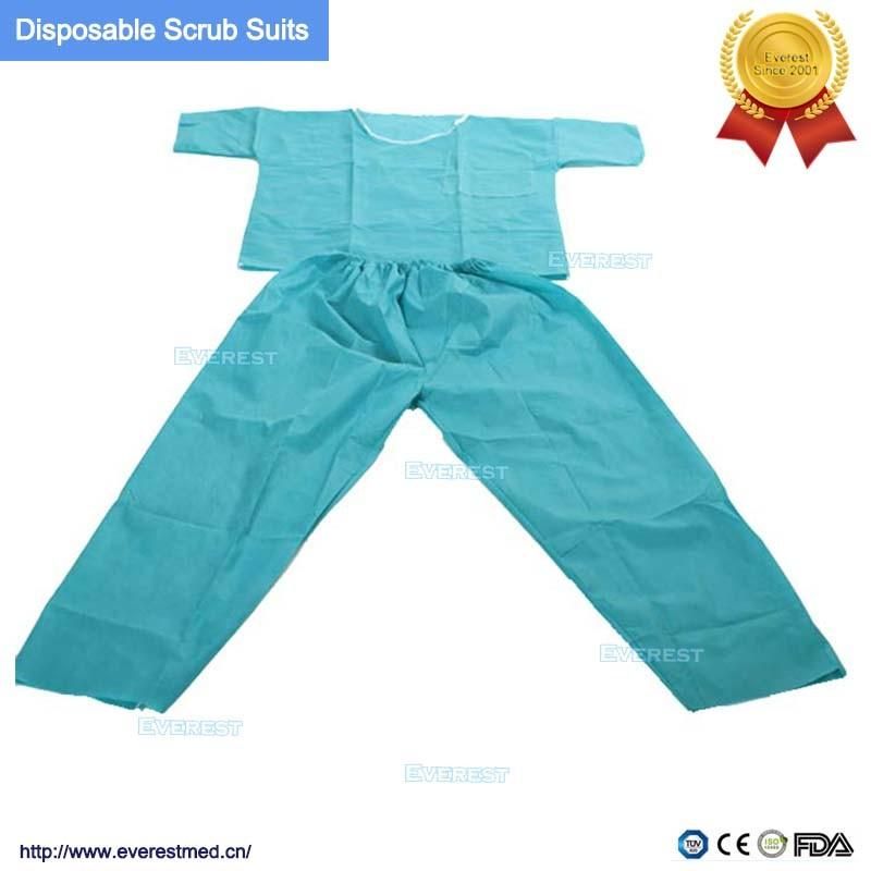 Disposable Non Woven Hospital Scrub