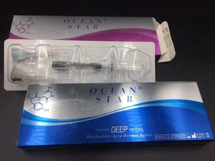 Ocean Star Syaloset Collagen Beauty Intraarticular Hyaluronic Acid Injection Four Derm Deep 10 Ml for Knee Osteoarthritis