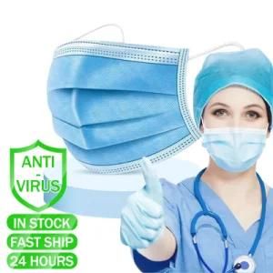 Disposable Surgical Medical 3-Ply Face Mask with Earloop