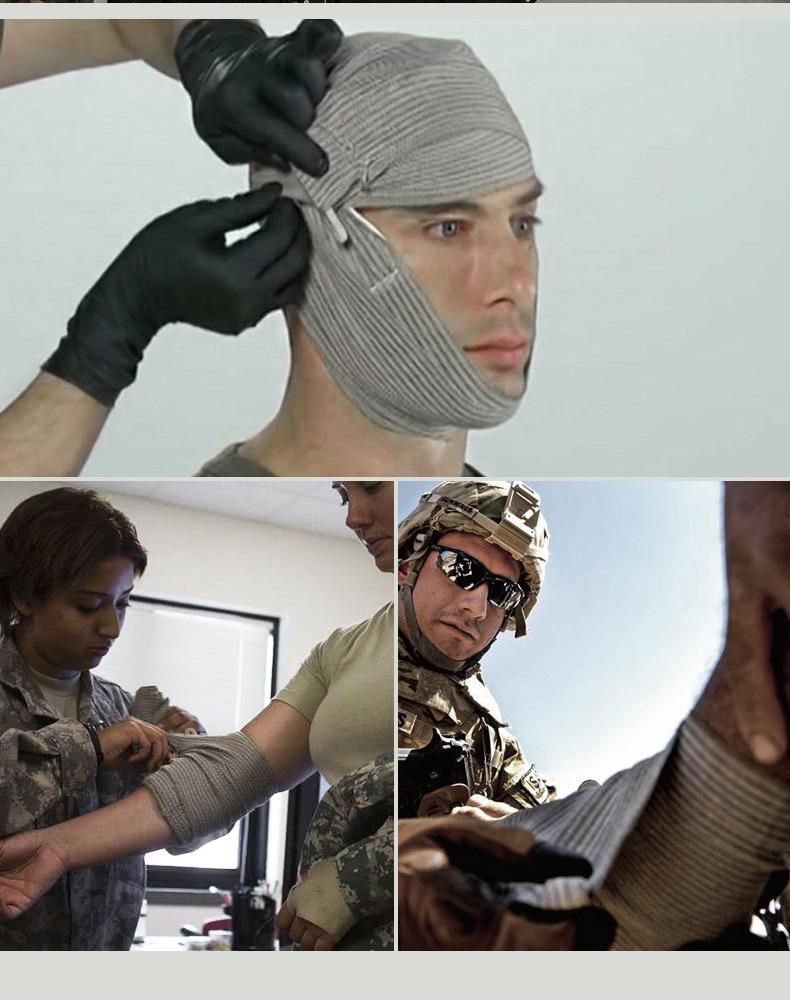 Outdoor Elastic Tactical Tourniquet Camping Supplies First Aid Training Trauma Vacuum Compression Israeli Bandage Tourniquet