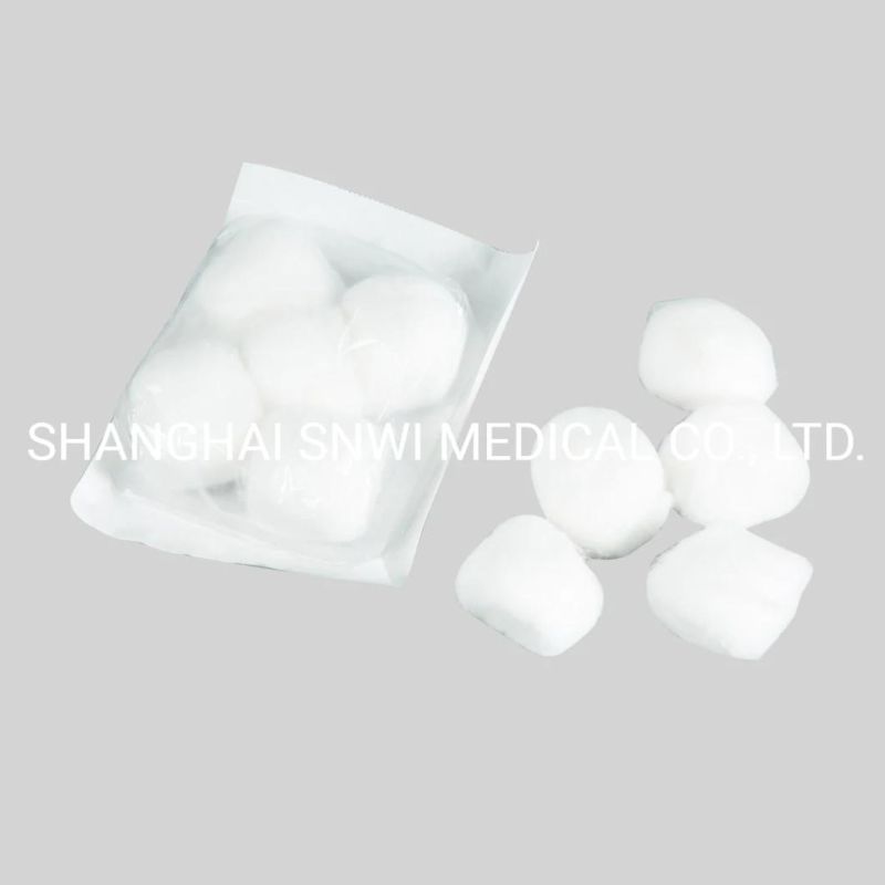 Hot Sale High Quality Disposable Sterile or Non-Sterile 100% Dure Cotton Balls with CE and ISO Approved