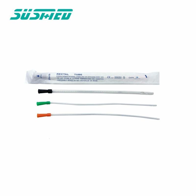 Medical Sterile Suction Tube Suction Catheter Types Thumb Control