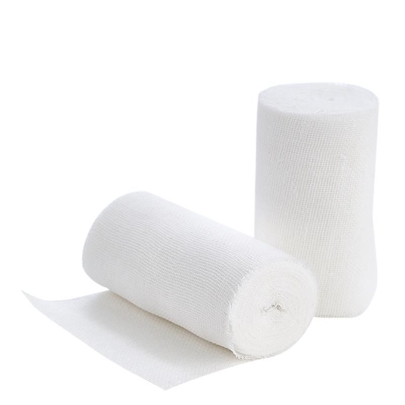 First Aid Absorbent 100% Cotton Gauze Roll Bandage