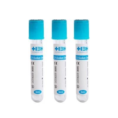 3.2% or 3.8% Concentration Sodium Citrate 9nc Anticoagulant PT Tube for Medical Test