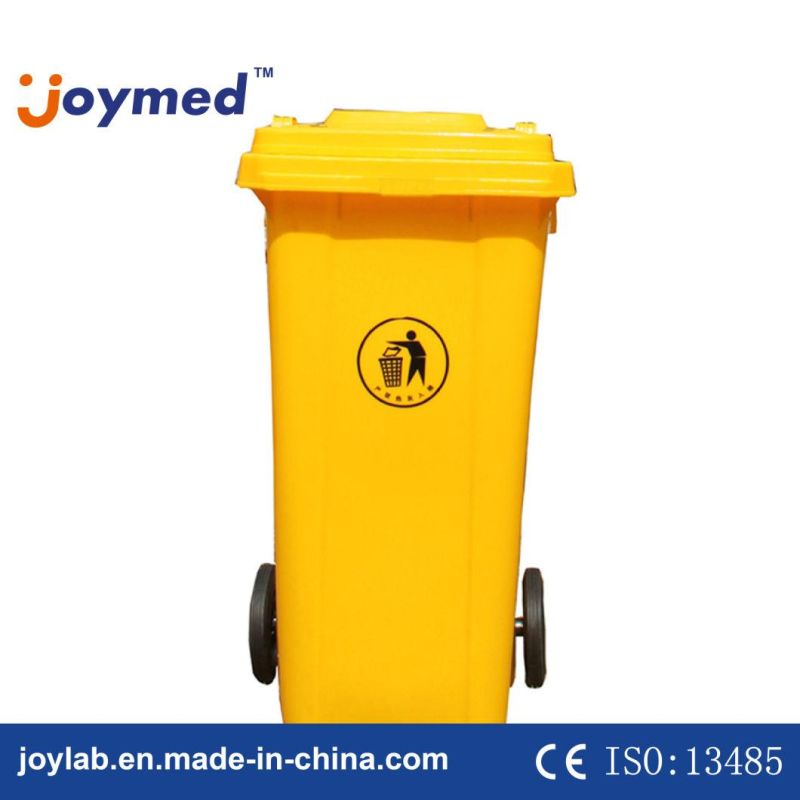 120L Medical Trash Can Garbage Bins Waste Bin with Wheels