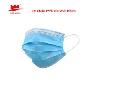 Wholesale Disposable 3ply Breathable Surgical Mask with En 14683: 2009