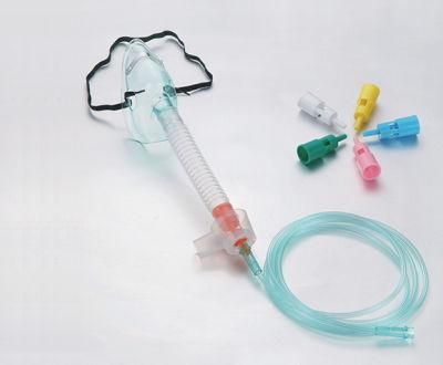 Medical Grade PVC Disposable Adjustable Venturi Oxygen Mask