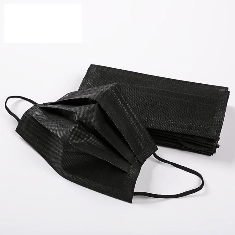 3 Lay 50 Pack Non Woven Anti Bacterial Dental Thick Pleated Medical Earloop Disposable Protective Mask