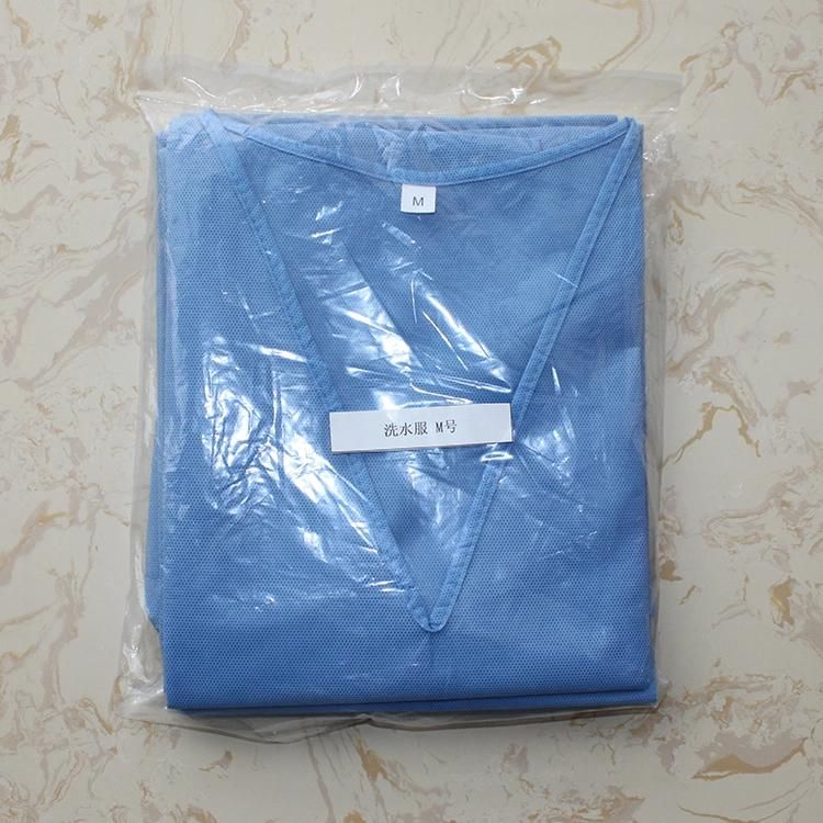 Medical Non Sterile SMS Disposable Scrub Suit Hospital Scrubs Uniform for Doctors Non Woven Scrub Shirts and Pants