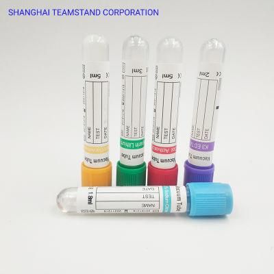 Red/Yellow/Green/Blue/Purple Cap Vacuum Blood Collection Tube