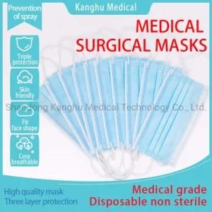 Wholesale Face Shield/3-Ply Face Mask with Earloop / Medical Surgical Masks/Type Iir