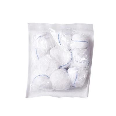 Sunmed Gauze Products-Cotton Gauze Ball SMD-260403, W/O Sterile, X-ray, Gauze Ball 10cm X 10cm