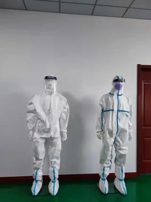 2022 Best Selling Disposable Coverall En14126 Medical Disposable Protectively Clothing