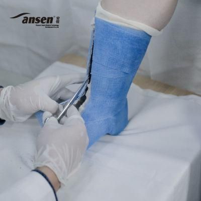 Breathable Medical Orthopedic Cast Fracture Use Strong Alternative to Plaster Bandages Fiberglass Casting Tape