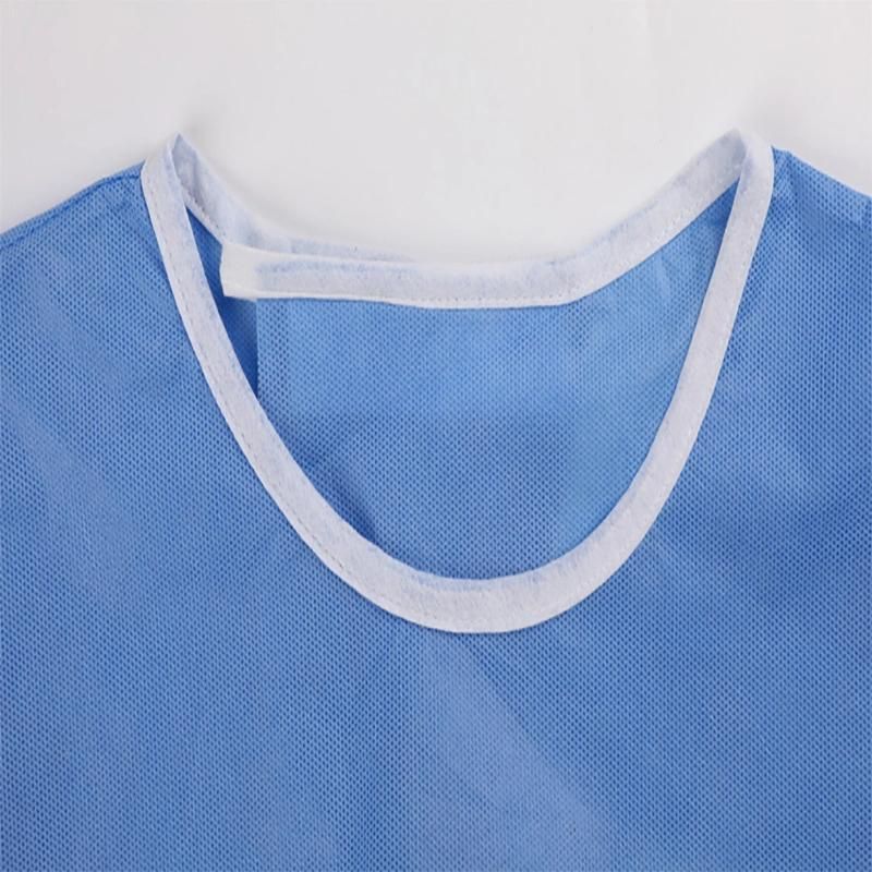 Disposable Blue Sterilized Surgical Clothes American Standard 45g Surgical Clothing