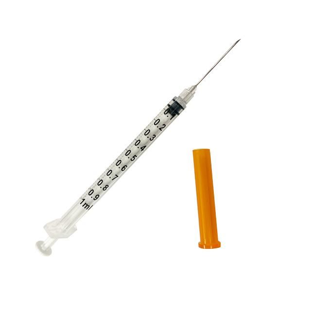 Disposable Medical Safety 1ml Luer Lock Syringe with Low Dead Space