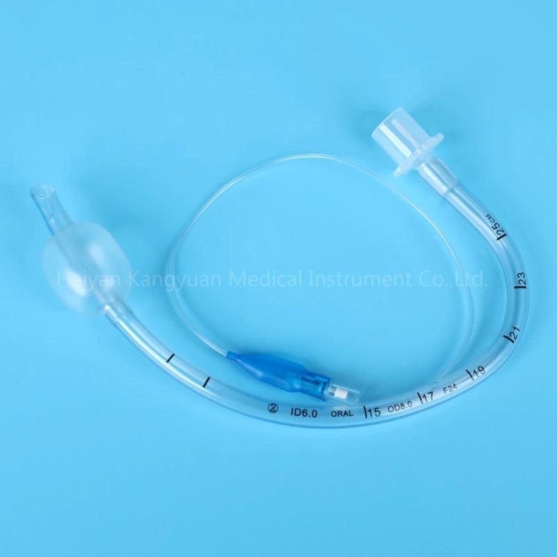 Cuffed or Uncuffed Oral Preformed (RAE) PVC Endotracheal Tube for Single Use