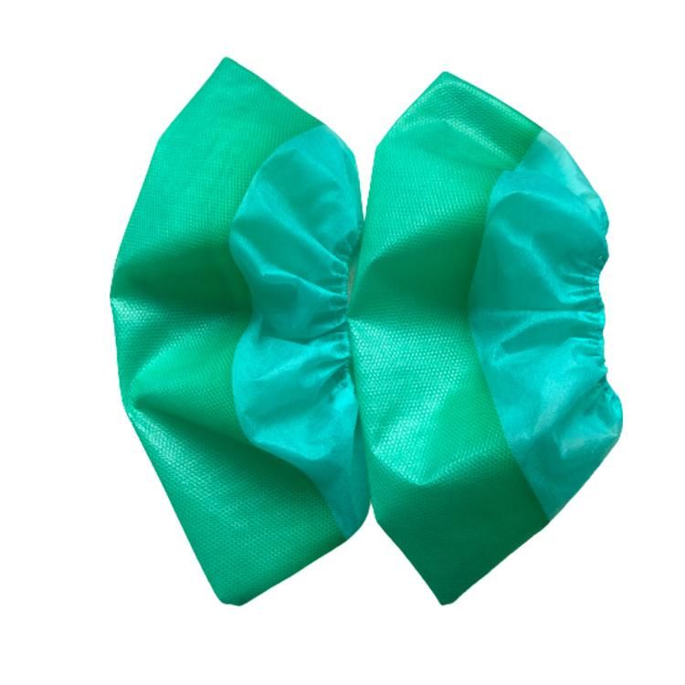 Nonwoven PP CPE Half Laminated Anti Dust Waterproof Plastic Shoe Cover Nonwoven Shoecovers