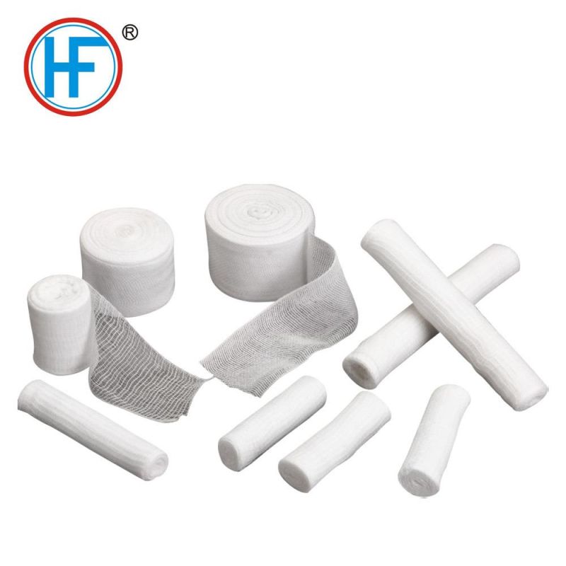 Flexible Rolled Gauze Dressing Bandage for Minor Wound Care