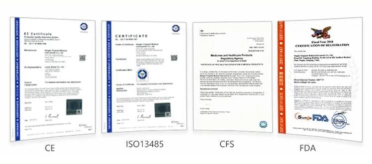 Disposable Heat Moisture Exchange Filter Breathing Hmef CE ISO