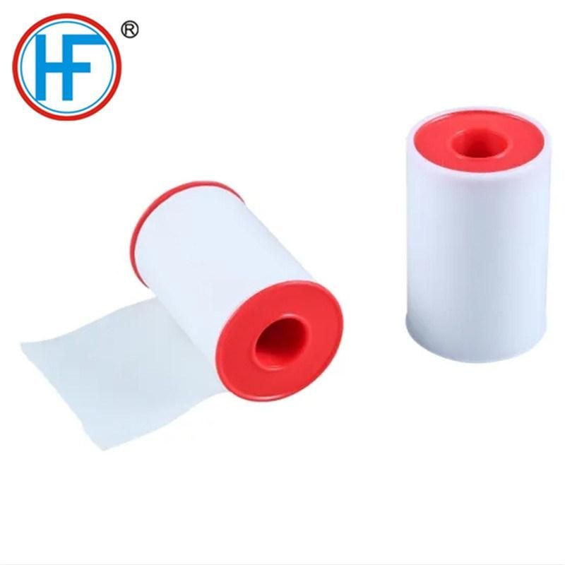 Mdr CE Approved Medical Surgical Fabric Tape Packaged with Plastic Spool Package