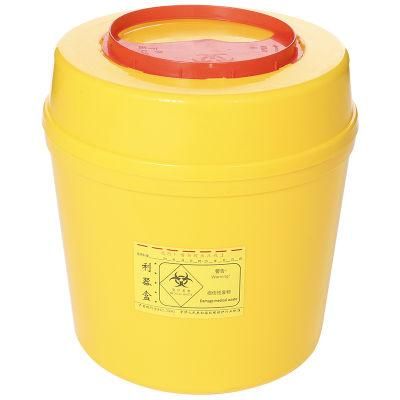 Sharps Box Round Yellow Disposable Medical Waste Hospital Clinic Department Needle Square Sharps Box Container