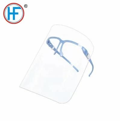 Mdr CE Approved Safety Disposable Protective Glass Face Shield with The Thickness of 0.25mm