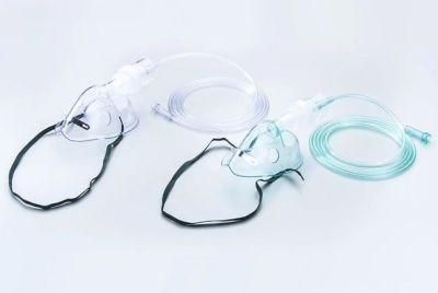Disposable Nebulizer Mask Oxygen Nebulizer Mask with Tubing S/M/L/XL ISO13485 CE