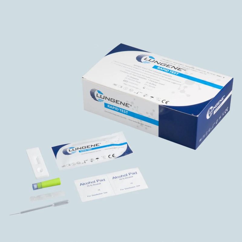 Lungene Rapid Test Medical Test Disposal Medical High Quality Accuraty One Step Rapid Test Kit