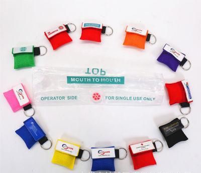 Single Use First Aid Kit Disposable Medical CPR Mouth to Mouth Face Shield Mask