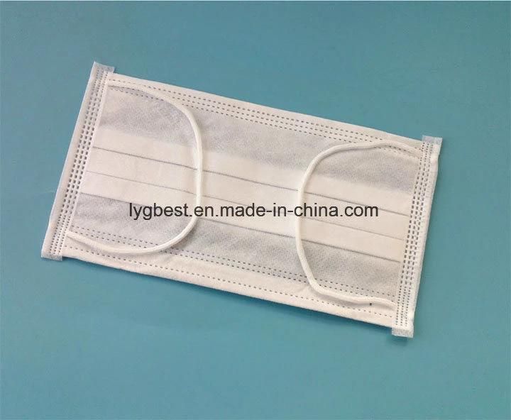 Hospital Product Disposable Non Woven 3 Ply Earloop Type Face Mask