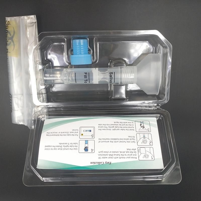 Disposable DNA Collector Tube Funnel Sampling DNA Rna Test Saliva Collection Kit