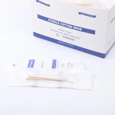 Professional Manufacturer Round Cotton Medical Q Tips Swab