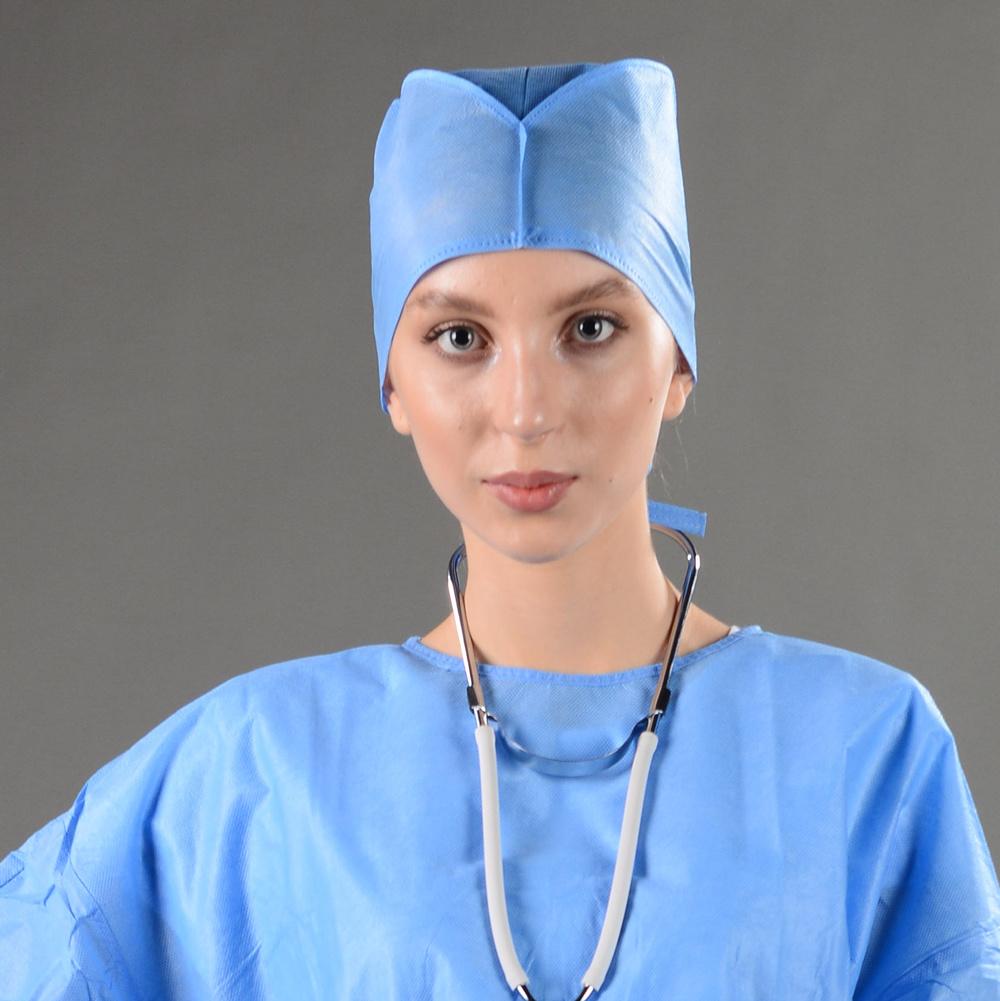SMS Disposable Non Woven Surgical Cap Direct Supplier