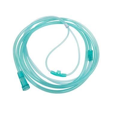 Hot Sale Disposable Medical Soft PVC Nasal Oxygen Cannula Nasal Oxygen Tube with Adult